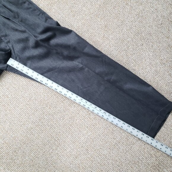 VTG Mani Giorgio Armani Suit 40R Barneys Charcoal Double Breasted Pleated Pants - Picture 13 of 16